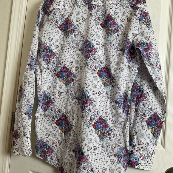 MASUTTO TOM/05 LONG SLEEVE BUTTON DOWN SHIRT Size small - Picture 10 of 10